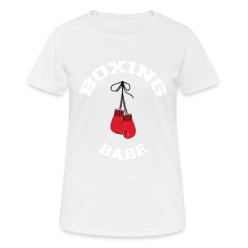 Ich kann keinen BOX-BESTSELLER 🌟🌟 haben - Frauen T-Shirt atmungsaktiv - Weiß - Vorne - AI Model Female 172 dark (172cm)