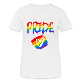 Stolz - Frauen T-Shirt atmungsaktiv - Weiß - Vorne - AI Model Female 172 dark (172cm)
