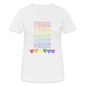 Stolz Stolz Stolz - Frauen T-Shirt atmungsaktiv - Weiß - Vorne - AI Model Female 172 dark (172cm)