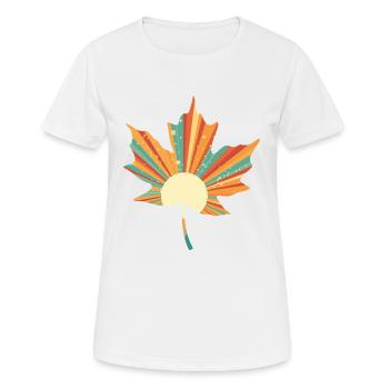 Retro sheet - Women's Breathable T-Shirt - white - Front - AI Model Female 172 dark (172cm)