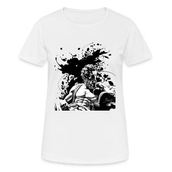 Pensée pour mieux avancer - T-shirt respirant Femme - blanc - Devant - AI Model Female 172 dark (172cm)