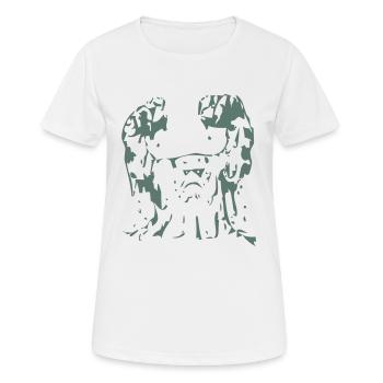 Monstre de boue 01 - T-shirt respirant Femme - blanc - Devant - AI Model Female 172 dark (172cm)