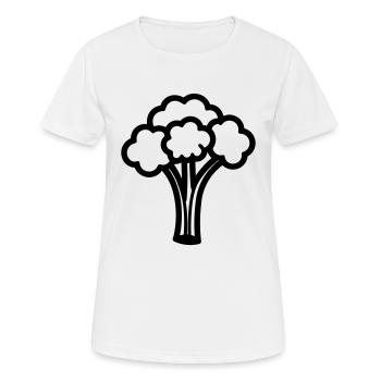 brocoli - T-shirt respirant Femme - blanc - Devant - AI Model Female 172 dark (172cm)