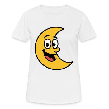 mond comic - Frauen T-Shirt atmungsaktiv - Weiß - Vorne - AI Model Female 172 dark (172cm)