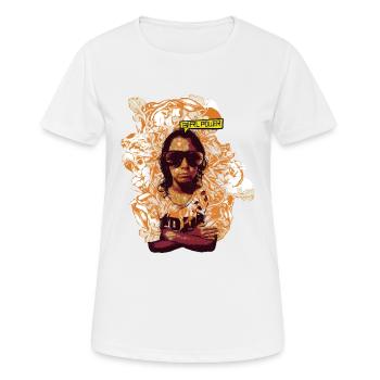 Girl Power - Women's Breathable T-Shirt - white - Front - AI Model Female 172 dark (172cm)