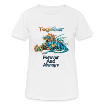 The life of a Hydra - Women's Breathable T-Shirt - white - Front - AI Model Female 172 dark (172cm)
