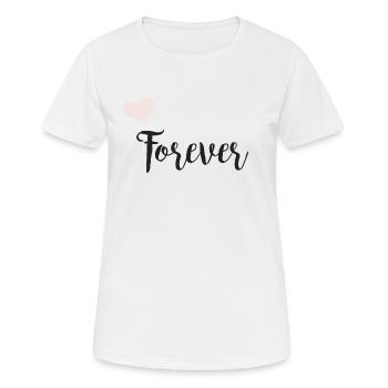 Best friends forever - partner look - Women's Breathable T-Shirt - white - Front - AI Model Female 172 dark (172cm)
