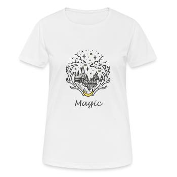 Magic - Women's Breathable T-Shirt - white - Front - AI Model Female 172 dark (172cm)