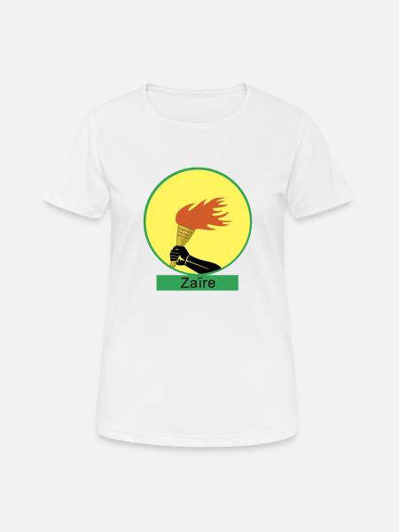 Zaire 1 - Women's Breathable T-Shirt - white