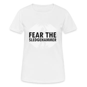 House demolition and house renovation - Women's Breathable T-Shirt - white - Front - AI Model Female 172 dark (172cm)