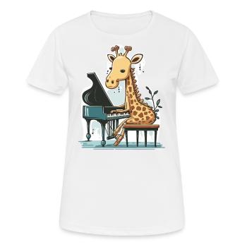 Grand talent - T-shirt respirant Femme - blanc - Devant - AI Model Female 172 dark (172cm)