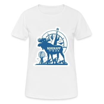 North Cape NorthKapp North Cape - Women's Breathable T-Shirt - white - Front - AI Model Female 172 dark (172cm)