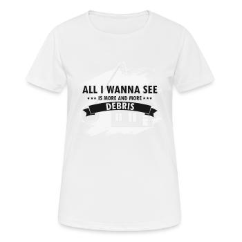 House Demolition and Renovation Design - Women's Breathable T-Shirt - white - Front - AI Model Female 172 dark (172cm)