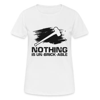 House demolition and house renovation - Women's Breathable T-Shirt - white - Front - AI Model Female 172 dark (172cm)