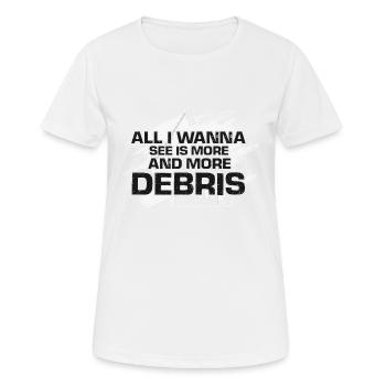 House demolition and house renovation - Women's Breathable T-Shirt - white - Front - AI Model Female 172 dark (172cm)