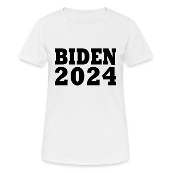 Joe biden 2024 - Frauen T-Shirt atmungsaktiv - Weiß - Vorne - AI Model Female 172 dark (172cm)