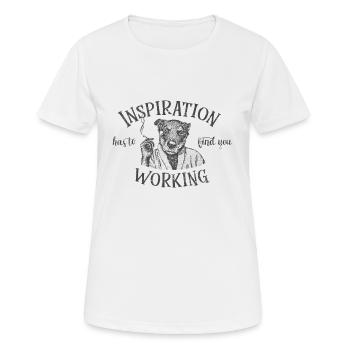 Inspiration - Women's Breathable T-Shirt - white - Front - AI Model Female 172 dark (172cm)