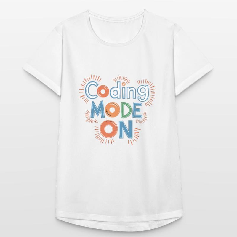 Coding Mode On 15 Frauen T-Shirt atmungsaktiv