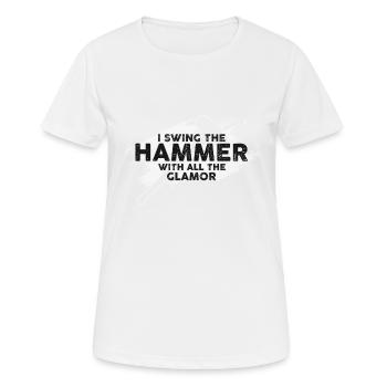 House demolition and house renovation - Women's Breathable T-Shirt - white - Front - AI Model Female 172 dark (172cm)