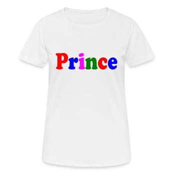 Prince - Women's Breathable T-Shirt - white - Front - AI Model Female 172 dark (172cm)