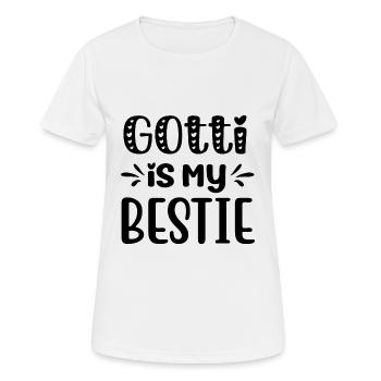 Bestes Gotti der Welt Schweiz Patentante Patin - Frauen T-Shirt atmungsaktiv - Weiß - Vorne - AI Model Female 172 dark (172cm)
