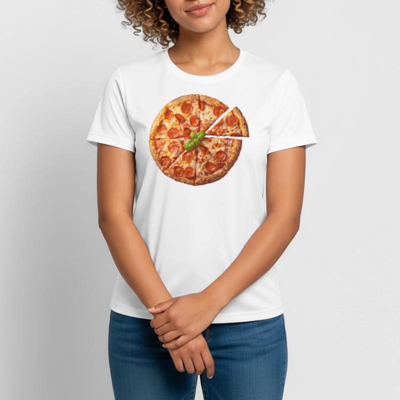 Simplement pizza T-shirt respirant Femme