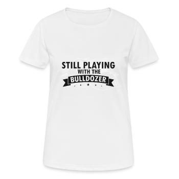 Démolition et rénovation de maisons - T-shirt respirant Femme - blanc - Devant - AI Model Female 172 dark (172cm)