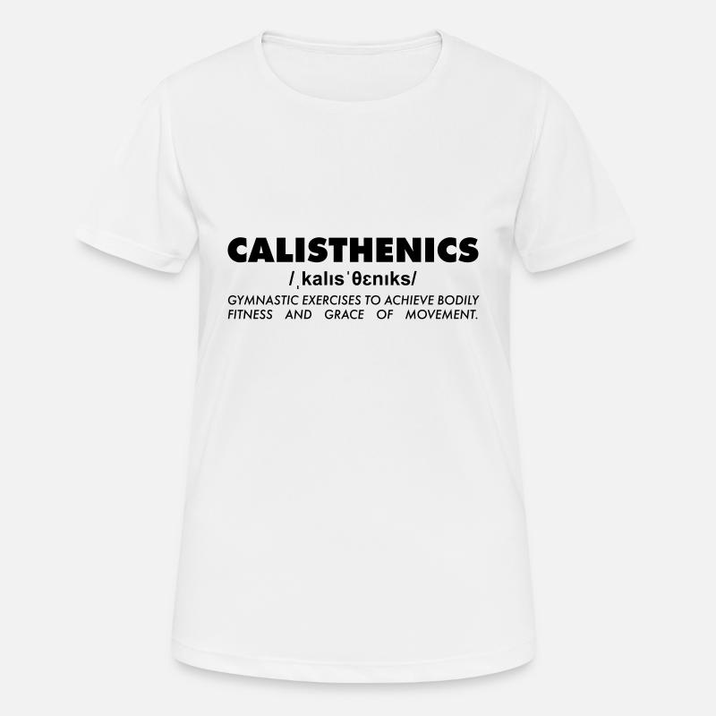 Calisthenic's explanation - Women's Breathable T-Shirt - white