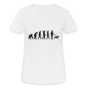 Beagle - Frauen T-Shirt atmungsaktiv - Weiß - Vorne - AI Model Female 172 dark (172cm)