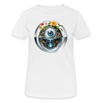Montre - T-shirt respirant Femme - blanc - Devant - AI Model Female 172 dark (172cm)