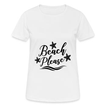 Seestern - Frauen T-Shirt atmungsaktiv - Weiß - Vorne - AI Model Female 172 dark (172cm)