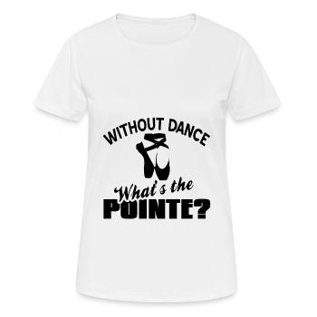 ballet - Women's Breathable T-Shirt - white - Front - AI Model Female 172 dark (172cm)