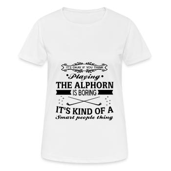 Cor des Alpes - T-shirt respirant Femme - blanc - Devant - AI Model Female 172 dark (172cm)