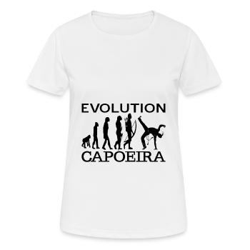 Capoeira - Women's Breathable T-Shirt - white - Front - AI Model Female 172 dark (172cm)