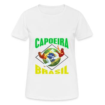 Capoeira - T-shirt respirant Femme - blanc - Devant - AI Model Female 172 dark (172cm)