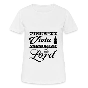 Viola - Women's Breathable T-Shirt - white - Front - AI Model Female 172 dark (172cm)