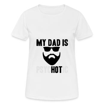 father and son - Women's Breathable T-Shirt - white - Front - AI Model Female 172 dark (172cm)