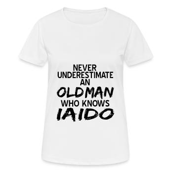 Iaido - T-shirt respirant Femme - blanc - Devant - AI Model Female 172 dark (172cm)