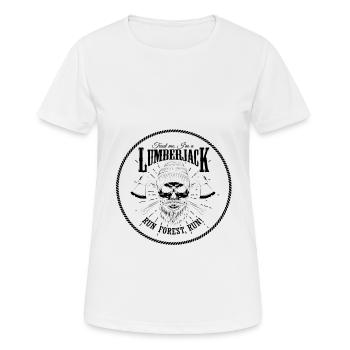 lumberjack - Women's Breathable T-Shirt - white - Front - AI Model Female 172 dark (172cm)