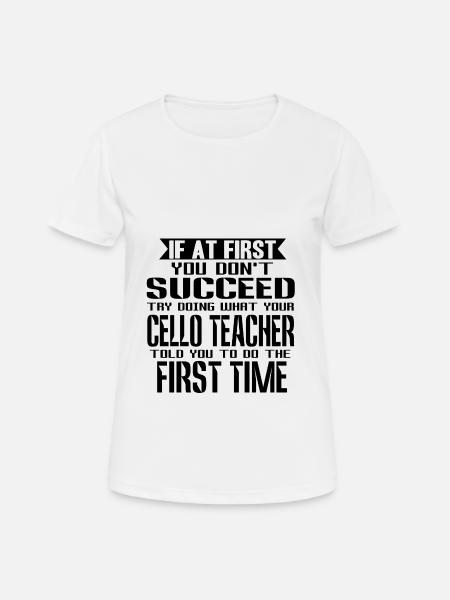 cello - Women's Breathable T-Shirt - white