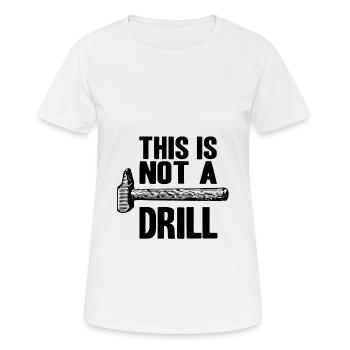 Charpentier - T-shirt respirant Femme - blanc - Devant - AI Model Female 172 dark (172cm)