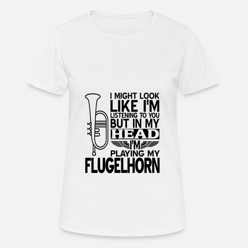 Flugelhorn - Women's Breathable T-Shirt - white