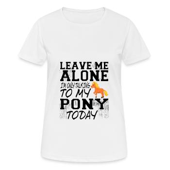 Pony - Women's Breathable T-Shirt - white - Front - AI Model Female 172 dark (172cm)