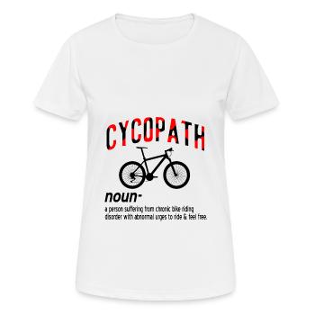 vélo de montagne - T-shirt respirant Femme - blanc - Devant - AI Model Female 172 dark (172cm)
