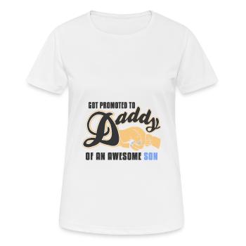 father and son - Women's Breathable T-Shirt - white - Front - AI Model Female 172 dark (172cm)
