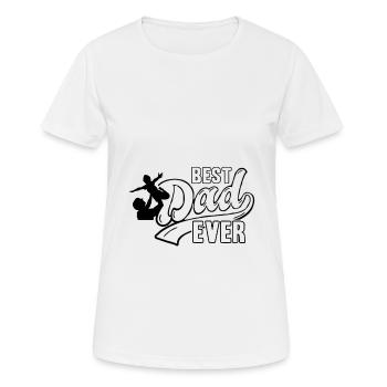 father and son - Women's Breathable T-Shirt - white - Front - AI Model Female 172 dark (172cm)