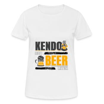 Kendo - T-shirt respirant Femme - blanc - Devant - AI Model Female 172 dark (172cm)