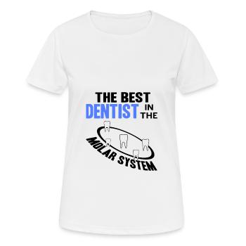Zahnarzt - Frauen T-Shirt atmungsaktiv - Weiß - Vorne - AI Model Female 172 dark (172cm)