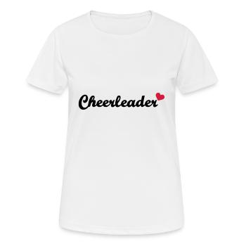 Cheerleader - T-shirt respirant Femme - blanc - Devant - AI Model Female 172 dark (172cm)