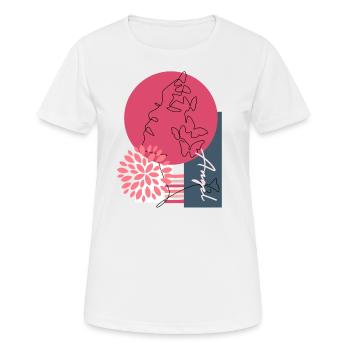 Magical Femininity - Frauen T-Shirt atmungsaktiv - Weiß - Vorne - AI Model Female 172 dark (172cm)